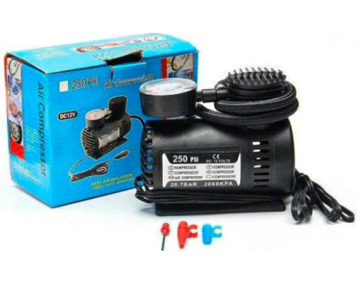 Компрессор насос автомобильный  Air Compressor DC-12V / 250 PSI (30)