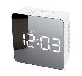 Настольные светодиодные зеркальные часы LED Mirror Clock (40)