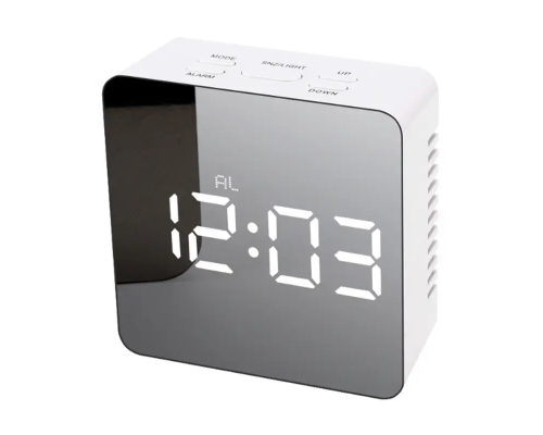 Настольные светодиодные зеркальные часы LED Mirror Clock (40)