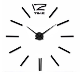 Большие настенные 3Д часы 3D часы DIY Clock 70-150см (50)