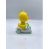 Инерционная игрушка маленькая желтая утка вращающаяся на 360 градусов Green (375)