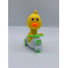 Инерционная игрушка маленькая желтая утка вращающаяся на 360 градусов Green (375)