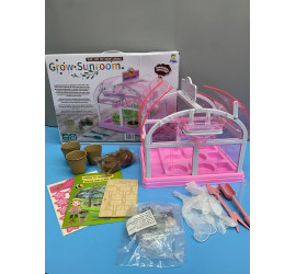 Набор для опытов Домашняя теплица Home made plant PINK (10)