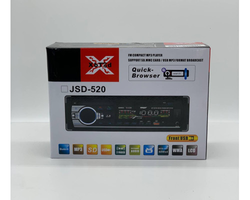 Автомагнитола Bluetooth 1 din JSD-520, USB, AUX (20)