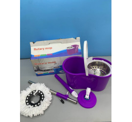 Швабра с ведром вращающаяся на 360 Rotary mop Wash X Dehydration Фиолетовый (30)