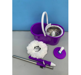 Швабра с ведром вращающаяся на 360 Rotary mop Wash X Dehydration Фиолетовый (30)