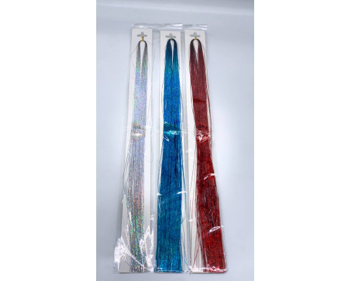 Hair Tinsel Kit Набор мишуры для волос 12 цветов в одной упаковке (200)