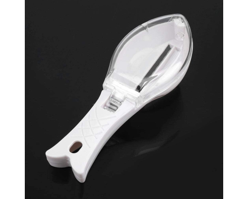 Нож для чистки рыбы с контейнером Fish Cleaner White (240)