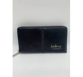 Мужское портмоне Baellerry Leather Чёрный (1)