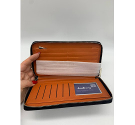 Мужское портмоне Baellerry Leather Чёрный (1)