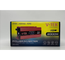 Инвертор V-TEK 2000W с экраном (30)