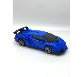 Машинка Трансформер Lamborghini Robot Car Size 18 BLUE (48)