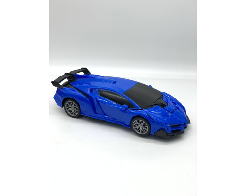 Машинка Трансформер Lamborghini Robot Car Size 18 BLUE (48)