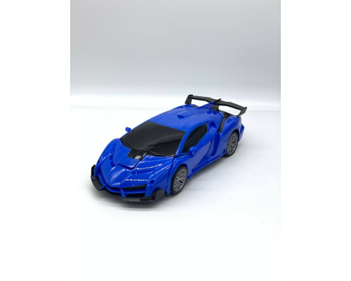 Машинка Трансформер Lamborghini Robot Car Size 18 BLUE (48)
