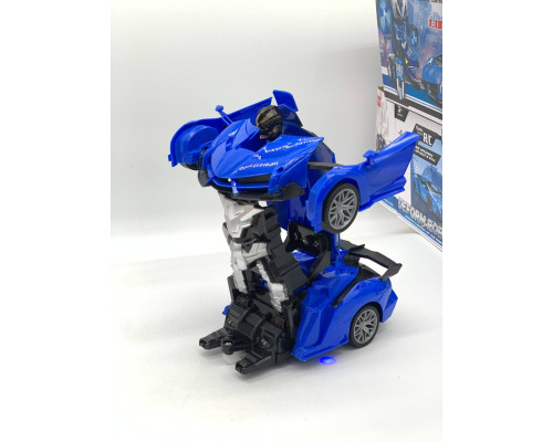 Машинка Трансформер Lamborghini Robot Car Size 18 BLUE (48)
