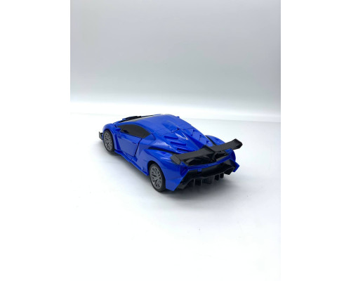 Машинка Трансформер Lamborghini Robot Car Size 18 BLUE (48)