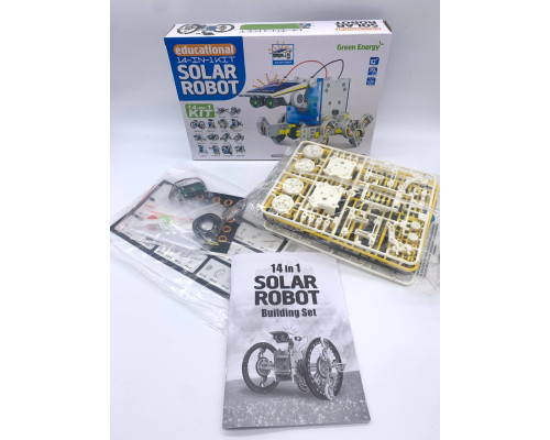 Конструктор робот на солнечных батареях Solar Robot 14 в 1 (48)
