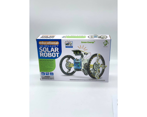 Конструктор робот на солнечных батареях Solar Robot 14 в 1 (48)