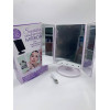 Тройное зеркало со ставнями Led miror WHITE (24)