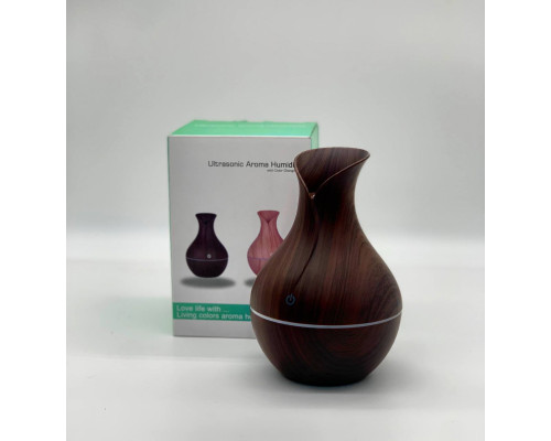 Увлажнитель воздуха КОРИЧНЕВЫЙ Humidifier Ultrasonic Aroma (100)