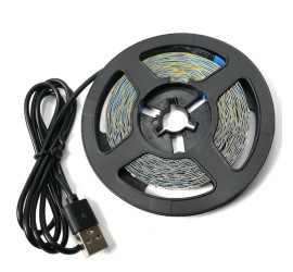 Светодиодная лента DC 5V USB 2835-W 5 метров (100)