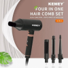 Фен для волос Kemey KM 9203 с 4 насадками (12)