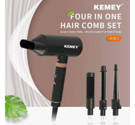 Фен для волос Kemey KM 9203 с 4 насадками (12)
