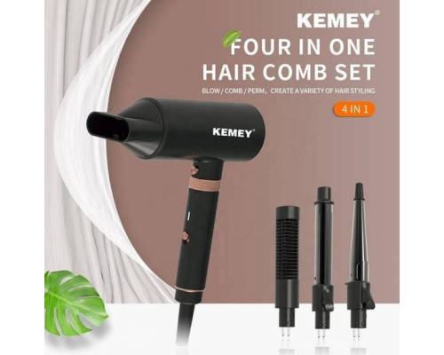 Фен для волос Kemey KM 9203 с 4 насадками (12)