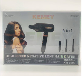 Фен для волос Kemey KM 9203 с 4 насадками (12)