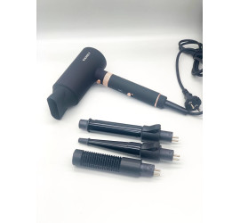 Фен для волос Kemey KM 9203 с 4 насадками (12)