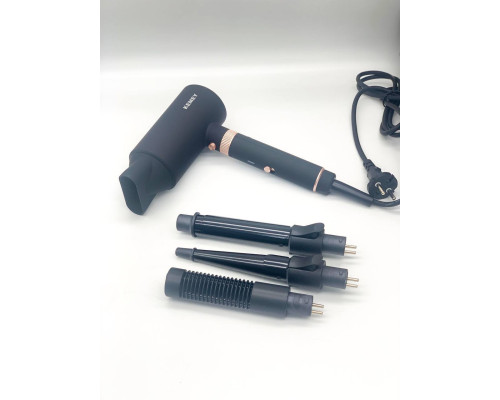 Фен для волос Kemey KM 9203 с 4 насадками (12)