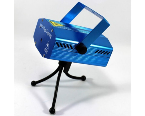 Стробоскоп 6 в 1 Mini Laser Stage Lighting Новогодние Рисунки (24)