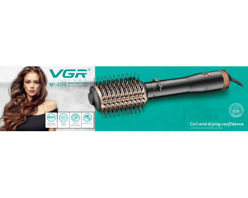Фен щетка для волос VGR-494 Black (20)