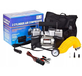 Компрессор автомобильный двухпоршневой Air Compressor 12v 628-4x4 (8)