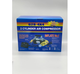 Компрессор автомобильный двухпоршневой Air Compressor 12v 628-4x4 (8)