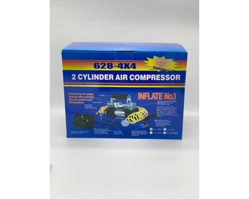 Компрессор автомобильный двухпоршневой Air Compressor 12v 628-4x4 (8)