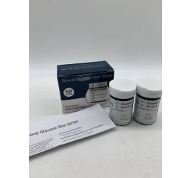 Глюкометр Blood Glucose Meter с тест-полоски и ланцетами Model1 (100)
