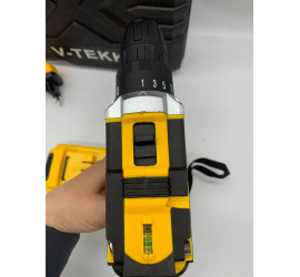 Шуруповерт аккумуляторный с насадками YELLOW (10)