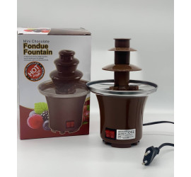 Шоколадний фонтан фондю Mini Chocolate Fondue Fountain (24)