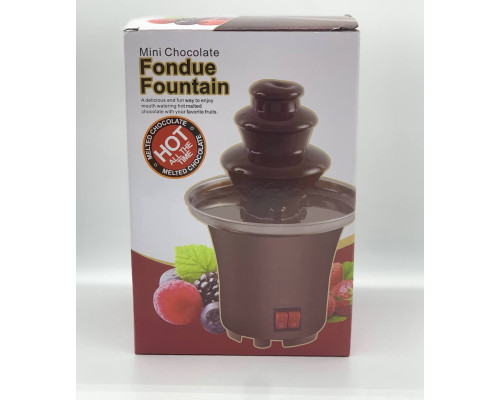 Шоколадний фонтан фондю Mini Chocolate Fondue Fountain (24)