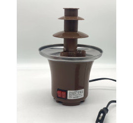 Шоколадний фонтан фондю Mini Chocolate Fondue Fountain (24)