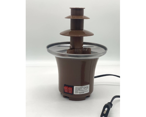 Шоколадний фонтан фондю Mini Chocolate Fondue Fountain (24)