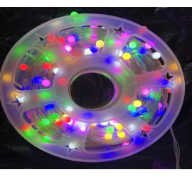 Гирлянда на катушке Buble 50м LED МУЛЬТИК (40)