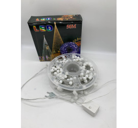 Гирлянда на катушке Buble 50м LED МУЛЬТИК (40)