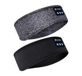 Повязка на голову спортивная со встроенной Bluetooth гарнитурой (200)
