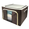 Складной органайзер из ткани для хранения вещей Large storage bag BROWN (20)