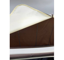 Складной органайзер из ткани для хранения вещей Large storage bag BROWN (20)