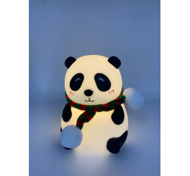 Силиконовый ночник Панда LED RGB 7 режимов аккумуляторный (80)