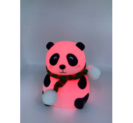 Силиконовый ночник Панда LED RGB 7 режимов аккумуляторный (80)