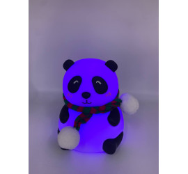 Силиконовый ночник Панда LED RGB 7 режимов аккумуляторный (80)